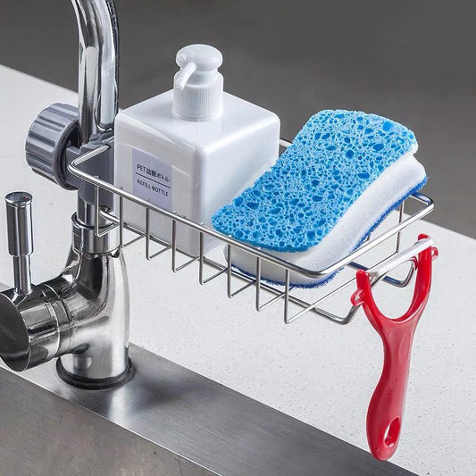 Adjustable Sink Drain Rack